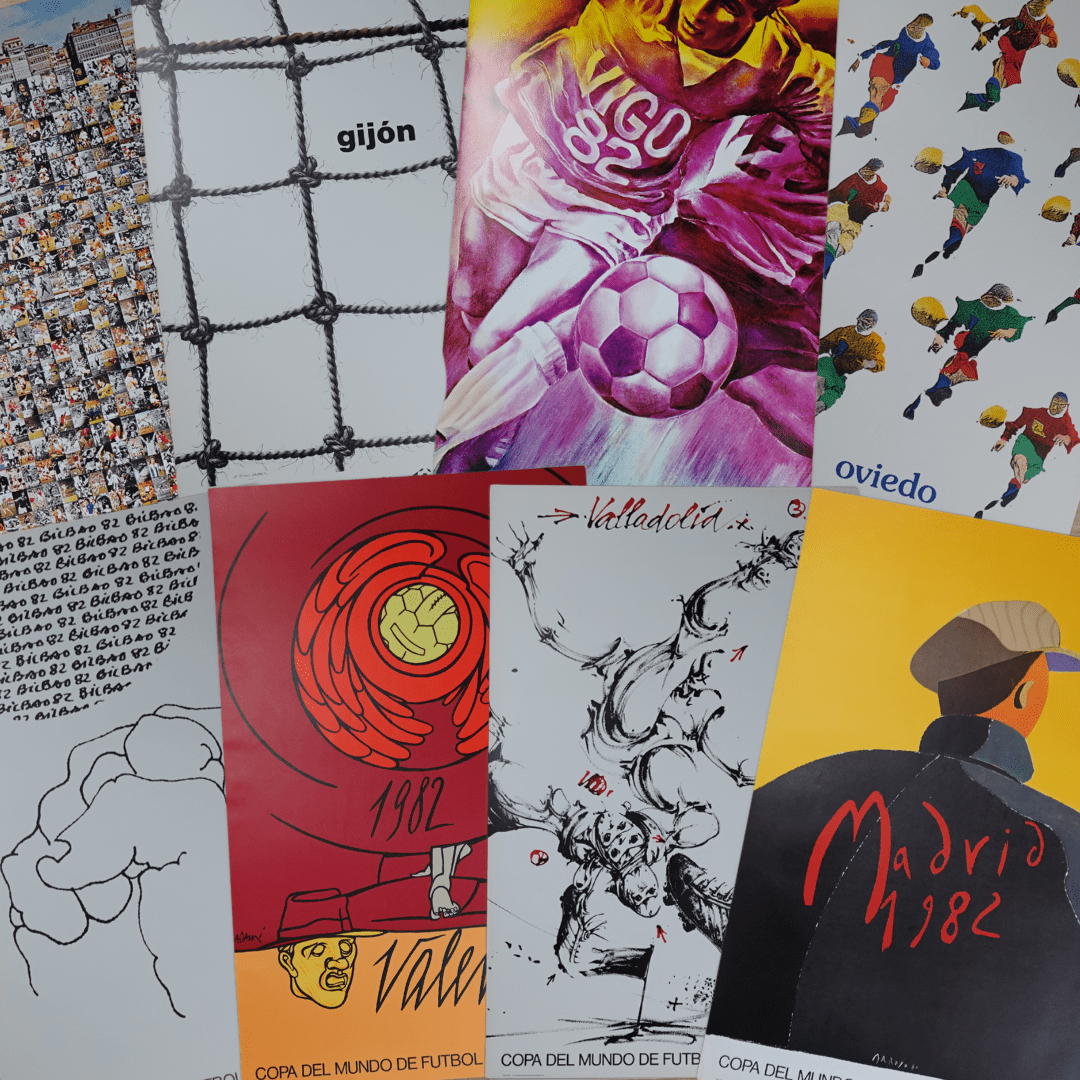 COLECCIÓN COMPLETA Póster Mundial 1982 (15 POSTER) Impresión Original