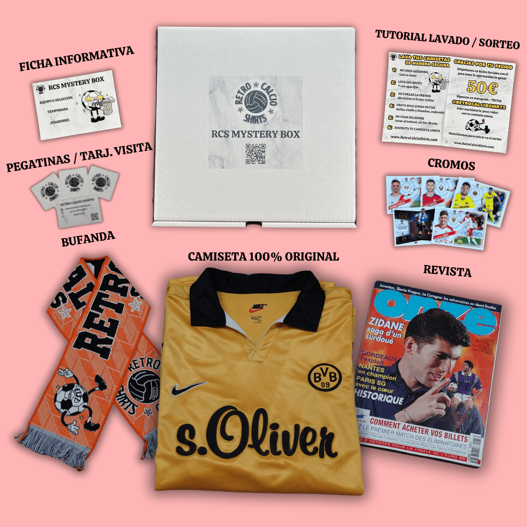 RCS Mystery Box Fútbol Coleccionista Retro Calcio Shirts (100€)